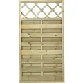 Produktbild: Plus Holz Sichtschutzzaun Bergen m. Gitter Holz druckimprägniert 90 x 165 cm