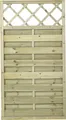 Produktbild: Plus Zaun Bergen mit Rankgitter 90 x 165 cm Druckimprägniert
