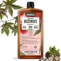 Produktbild: Rizinusöl Bio 900 ml  100% Rein, Natürlich und Kaltgepresst  Wimpern, Augenbr...