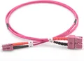 Produktbild: DIGITUS Professional Patch-Kabel LC Multi-Mode M bis SC multi-mode M 1 m Glasfaser 50/125 Mikrometer OM4 halogenfrei Aquamarin (DK-2532-01-4)