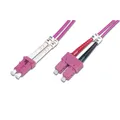 Produktbild: Digitus DK-2532014 LWL Patchkabel Multimode OM4 50 LC-SC Glasfaser 1 m