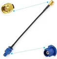 Produktbild: GPS Antenne Adapter Fakra C auf SMA Stecker RG174 15cm Auto DVR Tracking