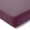 Produktbild: Estella Zwirnjersey Spannbetttuch 90x190 - 120x220 cm | aubergine - lila