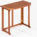 Produktbild: Merxx Gartentisch 90 x 50 cm, klappbar - Eukalyptus - Braun
