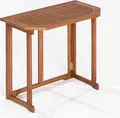Produktbild: Merxx Gartentisch klappbar Eukalyptus natur 90 cm x 50 cm x 74 cm
