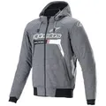 Produktbild: Alpinestars Motorradjacke Alpinestars Chrome Ignition Hoodie dunkelgrau / weiss atmungsaktiv grau S