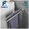 Produktbild: Handtuchhalter Edelstahl Gebürstet Zweiarmig 40cm Wandmontage Badezimmer