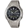 Produktbild: Funkchronograph CASIO FUNK, silber (silberfarben, grau), Armbanduhren, Kinder, Solaruhr,Armbanduhr,Herren,Digitaluhr,Titanarmband, bis10 bar wasserd.