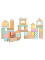 Produktbild: Small Foot - Wooden Building Blocks Pastel 50dlg.