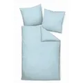 Produktbild: Janine Bettwäsche, Blau, Textil, Uni, 155x200 cm, Textiles Vertrauen - Oeko-Tex®, Oeko-Tex® Made IN Green, bügelfrei, pflegeleicht, atmungsaktiv, hautfreundlich, saugfähig, schadstoffgeprüft, Schlaftextilien, Bettwäsche, Bettwäsche, Seersucker-Bettwäsche