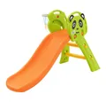 Produktbild: Joyz Rutsche 2in1 Kinderrutsche Spielrutsche Spielzeug Gartenrutsch Basketballkorb, (3-tlg), Spiel-Rutsch für Kinder ab 3 Jahren Grün-Orange Indoor & Outdoor