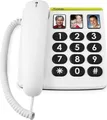 Produktbild: doro Großtastentelefon doroPhoneEasy331phws Telefone 380002 Großtastentelefon