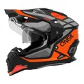 Produktbild: O'Neal Sierra R Enduro MX Motorrad Helm schwarz/grau/orange 2026 Oneal M (57-58cm) Unisex
