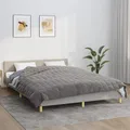 Produktbild: Vidaxx Gewichtsdecke 200x220 cm 9 kg Stoff grau
