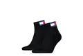 Produktbild: Tommy Hilfiger Kurzsocken TH UNI TJ QUARTER 2P FLAG (2 Paar) Verstärkte Ferse und Spitze für zusätzliche Strapazierfähigkeit