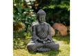Produktbild: gartendekoparadies.de Gartenfigur Buddha Statue Steinfigur in exklusiver Farbgebung, H. 42 cm, 19 kg, Frostsicher