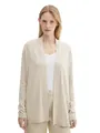 Produktbild: Cardigan offen und mit Seitentaschen, Gr. M (38), dusty beige melange
