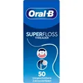 ORAL-B Super Floss Threader 50 Fäden Zahnseide