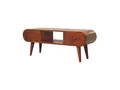 Produktbild: mukuhi Lowboard TV Lowboard Mango Massivholz Chestnut 2 Schubladen 100 cm