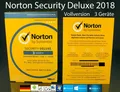 Produktbild: Norton Security Deluxe 2018 Vollversion Box 3 Geräte inkl. Antivirus OVP NEU
