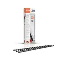 Produktbild: Plastikbinderücken A4 6mm Schwarz 100 Stück für 25 Blatt PB406-02