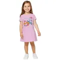 Produktbild: United Labels® A-Linien-Kleid Paw Patrol Kleid Adventure Awaits! Kleidchen mit kurzen Ärmeln rosa 98-104