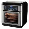 Produktbild: Inventum GF1200HLD - Airfryer oven - Heteluchtfriteuse met roterende mand - Inhoud 12 liter - Zwart/RVS (GF1200HLD)