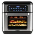 Produktbild: Inventum Airfryer-Ofen Heißluftfritteuse 12 Liter Schwarz Edelstahl 8 Programme - Schwarz