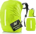 Produktbild: AVANA Regenschutz für Rucksäcke (26-40L) Wasserdichte Regenhülle Schulranzen Rucksack Cover reflektierender Rucksacküberzug Neongelb - Größe M