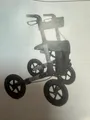 Produktbild: Antar AT51036 Geländerollator Outdoor Rollator Luftbereifung Aluminium faltbar