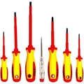 Produktbild: SundR Schraubendreher 250681307, Set, Elektro VDE, Schlitz, Kreuzschlitz, 7-teilig