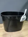 Produktbild: Katzenklo mit Schaufel bis 7 kg Schwarz Ohne Deckel Katzentoilette leicht...