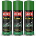 Produktbild: 3x Ballistol Gunex 22200 Spezial-Waffenöl Kriechöl Waffenpflege Spray 200ml