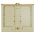Produktbild: Kaiser KCT 6192 FI ElfEm Induktionskochfeld 60 cm • 8 Heizelemente: 4×2 Induktions-Kochzonen • FREE ZONE mit 2 FLEX Induktions Zonen • Elfenbein Keramik-Glas mit Antique Gold-Leiste