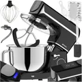 Produktbild: Küchenmaschine mit beheizbarer Rührschüssel 5,5L – RUHHY Teigmaschine mit integrierter Waage, Timer & Display – 11 Stufen, leise & leistungsstark – für Brot, Pizza & Kuchen