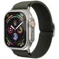 Produktbild: Classic Nylon Loop Armband für das Apple Watch Series 1 t/m 11 / SE / Ultra (44/45/46/49 mm) - Olive