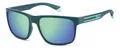 Produktbild: Polaroid Sonnenbrille für Herren, blau (Matte Teal), 57