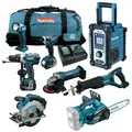 Produktbild: 12tlg. MAKITA 18V Profi Akku Werkzeug Set DUC302Z 36V Akkukettensäge Kettensäge