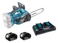 Produktbild: Makita Akku-Kettensäge DUC252Z 2x18V Schw. 25cm + 2x Akku BL1830B + Lader DC18RD