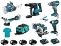 Produktbild: Makita Set 18V / 36V Akku Kettensäge Handwerker 18V Akku Combo Kit DUC252 15tlg.