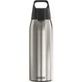Produktbild: SIGG - Edelstahl Trinkflasche - Shield ONE Brushed - Für Kohlensäurehaltige Getränke Geeignet - Auslaufsicher - Federleicht - BPA-frei - Outdoor & Fitness - 1L