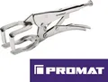 Produktbild: Schweißer Gripzange Länge 280mm Spannweite max. 50mm PROMAT aus hochfestem Stahl