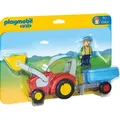 Produktbild: PLAYMOBIL 1.2.3. 6964 Traktor mit Anhänger - Bunt
