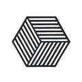 Produktbild: Zone Denmark Untersetzer Hexagon Glasuntersetzer Getränkeuntersetzer Black
