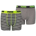 Produktbild: PUMA Boxershorts JUNGEN BASIC BOXER Printed Stripes 2P 128