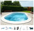 Produktbild: my POOL BWT Ovalpool PREMIUM mit sandfarbener Innenfolie (Komplett-Set, 10-tlg), Höhe 120 cm, in versch. Größen erhältlich