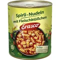 Produktbild: Erasco Spirli-Nudeln mit Fleischklößchen (1 x 800 g Dose)