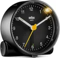 Produktbild: Braun Quarzwecker BC01B | analoger Wecker | leise | Weckfunktion | Beleuchtung | kompakt | schwarz