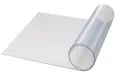 Produktbild: Bodenschutzmatte Transparent PVC Stärke 2 mm Breite 1 m Individuelle Länge Zuschneidbar Bürostuhl rutschfest Schreibtischunterlage 0,60 m x 1,00 m Transparent