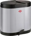 Produktbild: WESCO Mülltrennsystem Ökosammler 170 (Beta), mit Kunststoffeinsatz, Deckel und Fußtritt aus Kunststoff, Bodenring